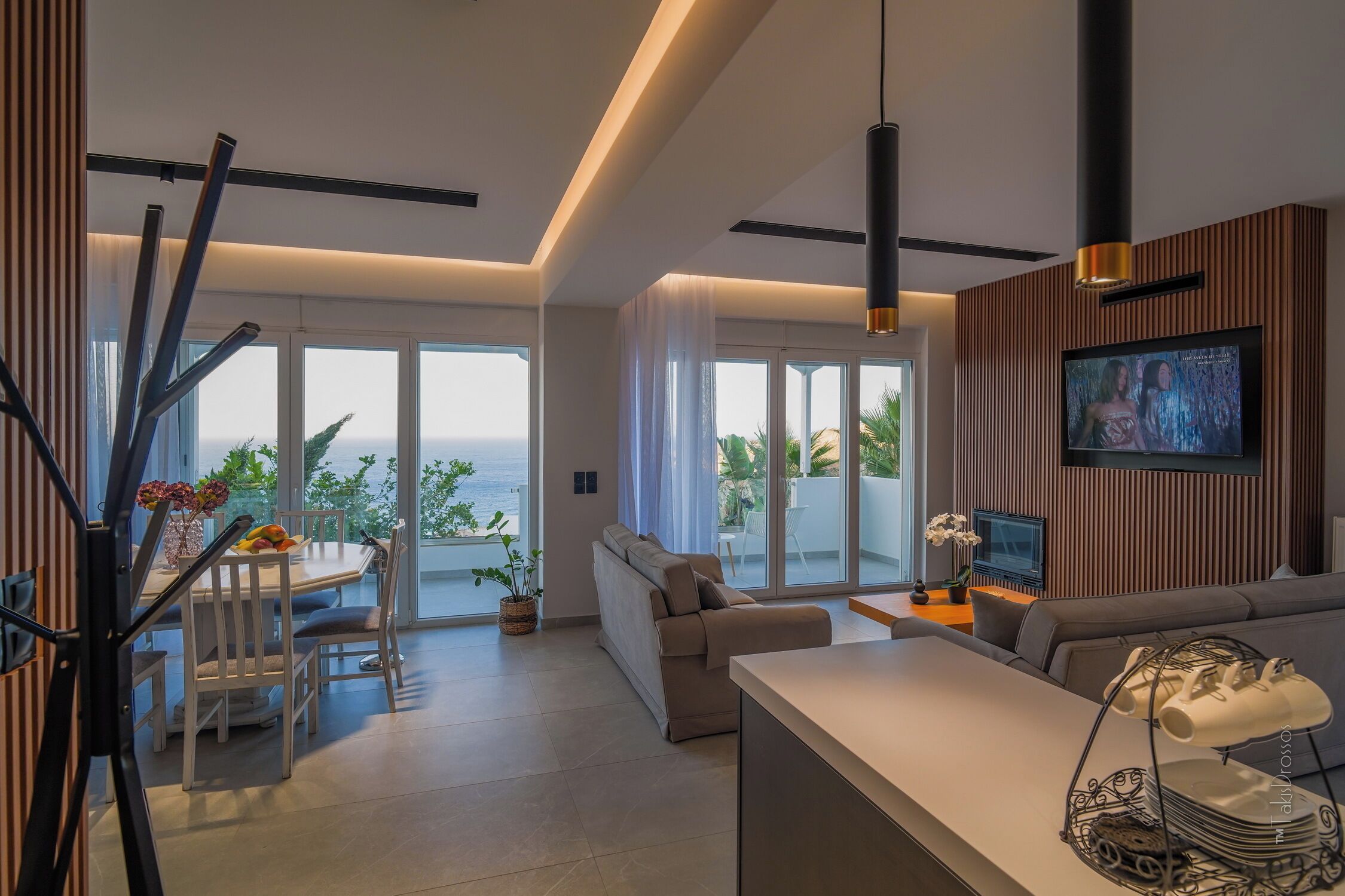 Villa, 3 Bedrooms, Sea View | Reception