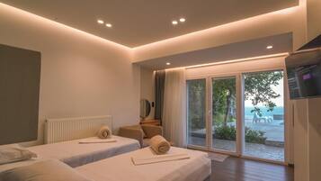 Villa, 3 Bedrooms, Sea View | 3 bedrooms, in-room safe, desk, soundproofing