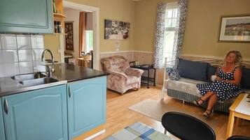 Family Apartment | 1 bedroom, premium bedding, down duvets, memory-foam beds