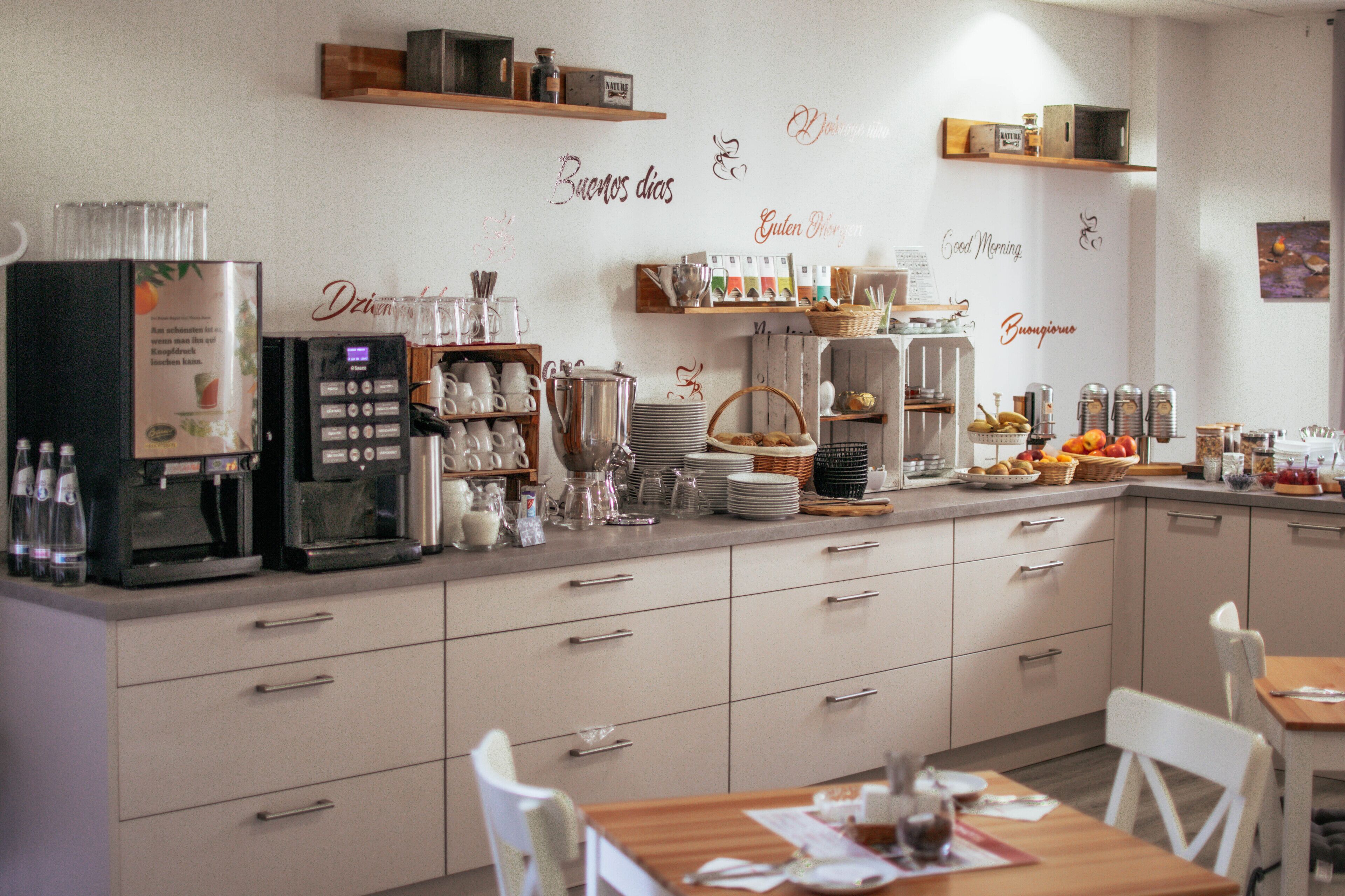 daily buffet breakfast (eur 10 per person)