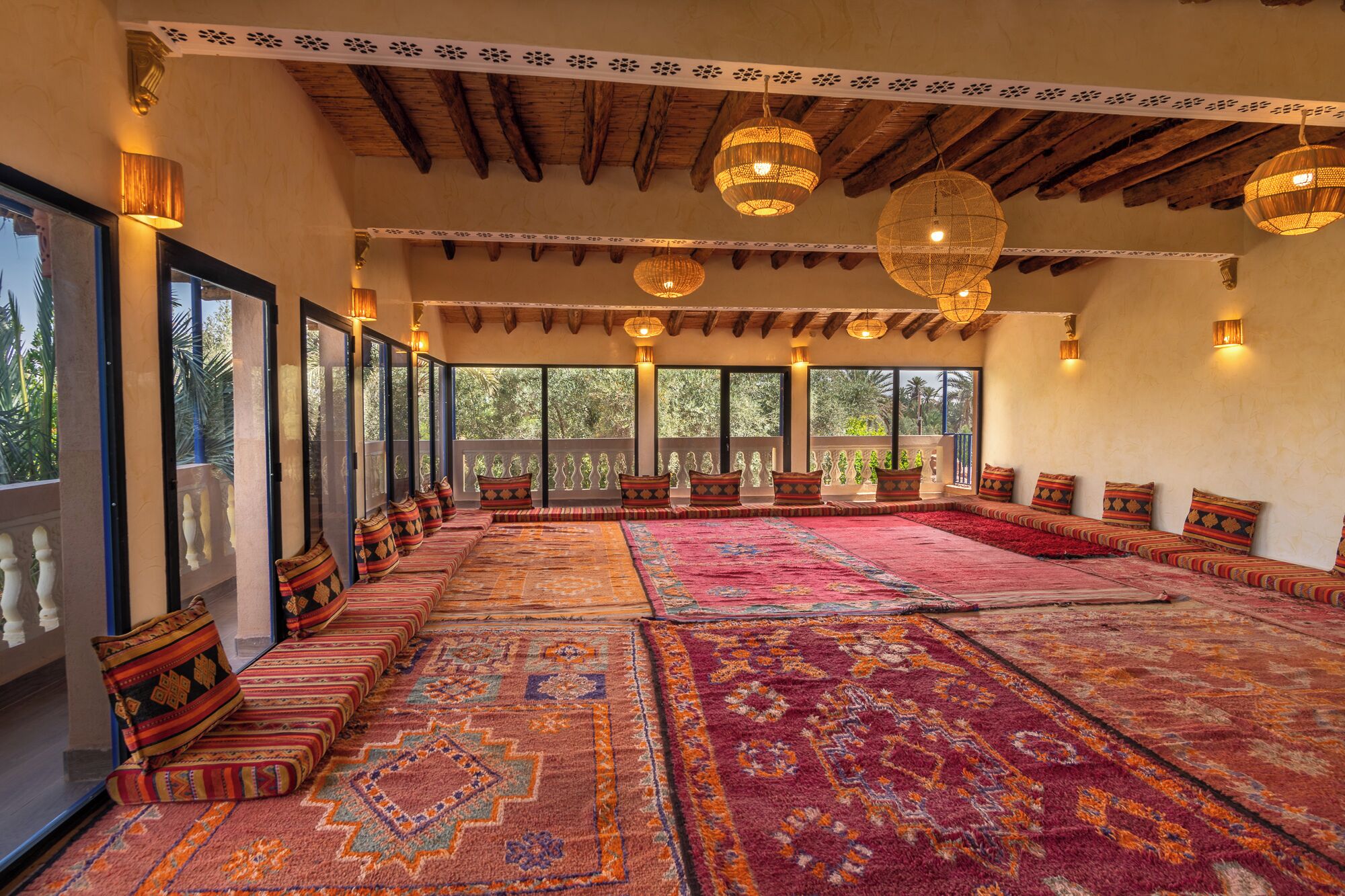 breakfast, lunch, dinner served; moroccan cuisine, garden views