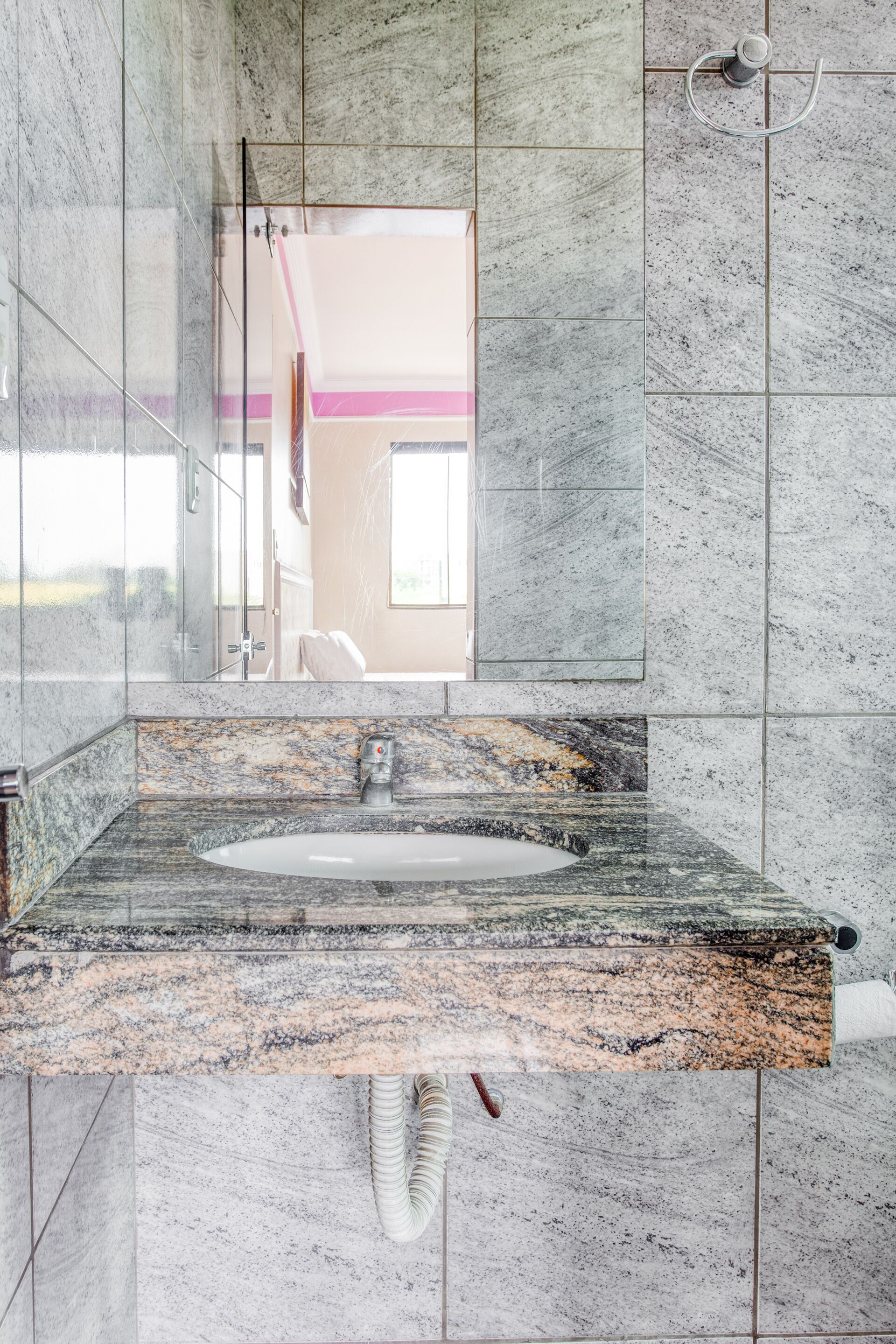 quadruple room, multiple beds | bathroom | shower, towels, toilet paper