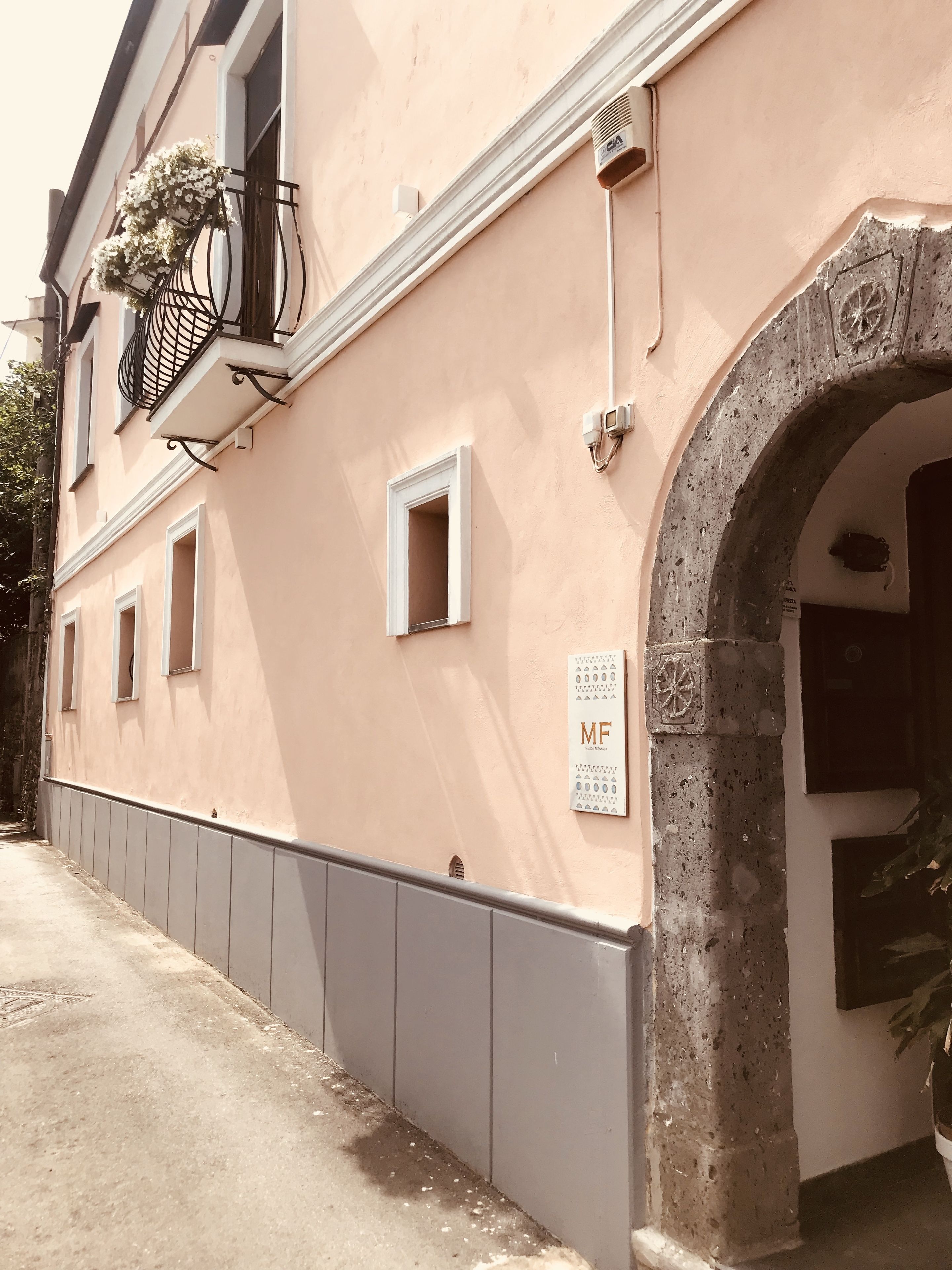 Façade de l’hébergement