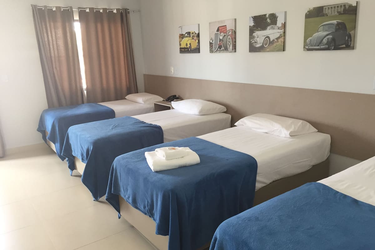 quadruple room | minibar, desk, blackout curtains, free wifi