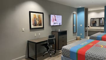 Ropa de cama de alta calidad y escritorio