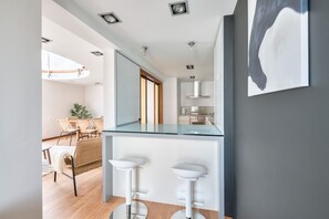 Lägenhet Premium - balkong (6 people) | Eget kök | Kylskåp, spishäll, kaffe- och tebryggare och vattenkokare