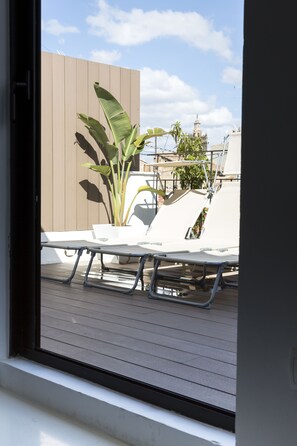 Penthouse estándar, 3 habitaciones, Terraza | Vista del balcón