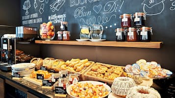 Daily buffet breakfast for a fee