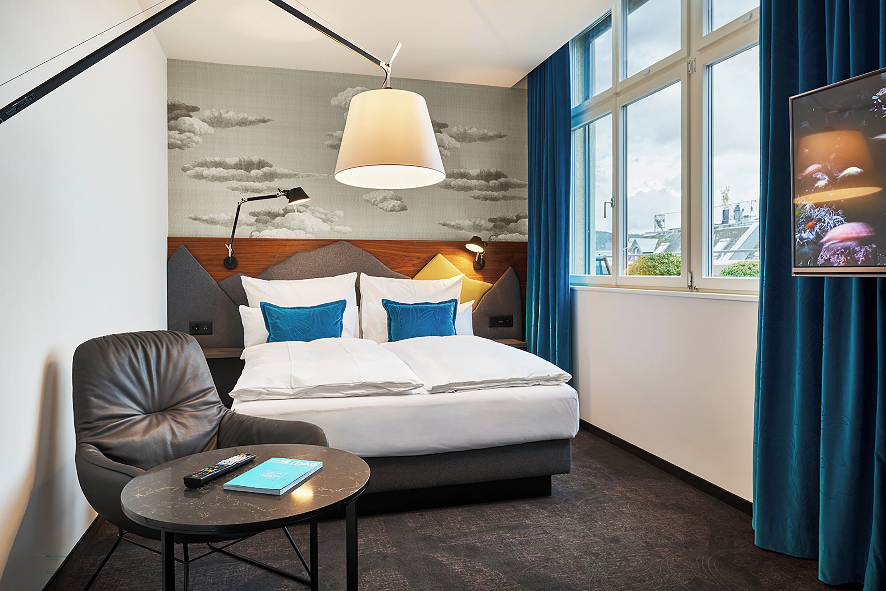 Room (The One) | Hypo-allergenic bedding, in-room safe, desk, blackout drapes