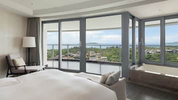 Ocean View Two-bedroom Suite | 1 bedroom, premium bedding, minibar, in-room safe