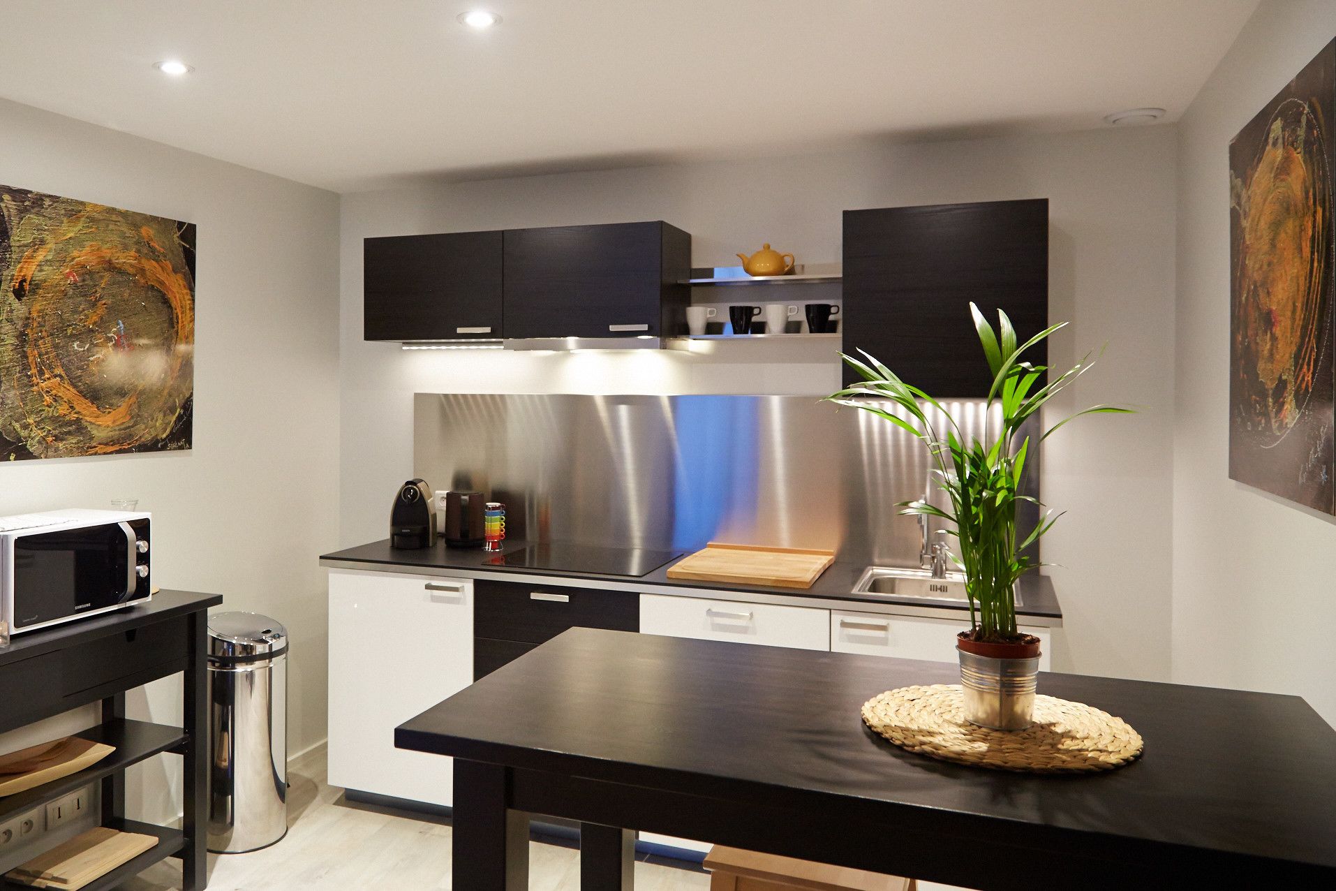 deluxe apartment (canopy) | living room | led tv