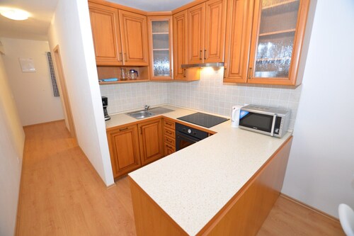 Modish Apartment with Terrace, Garden Furniture, Heating