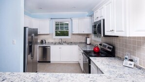 Luxury Villa | Private kitchen | Full-sized fridge, microwave, oven, stovetop - Holiday Villas at Vuemont (Speightstown)