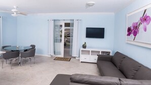 Deluxe Villa, 3 Bedrooms | Living area | Flat-screen TV - Holiday Villas at Vuemont (Speightstown)
