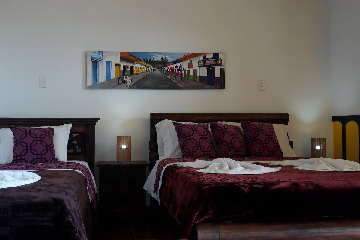 Standard Triple Room, Private Bathroom | In-room safe, iron/ironing board (on request), WiFi (free), bed sheets