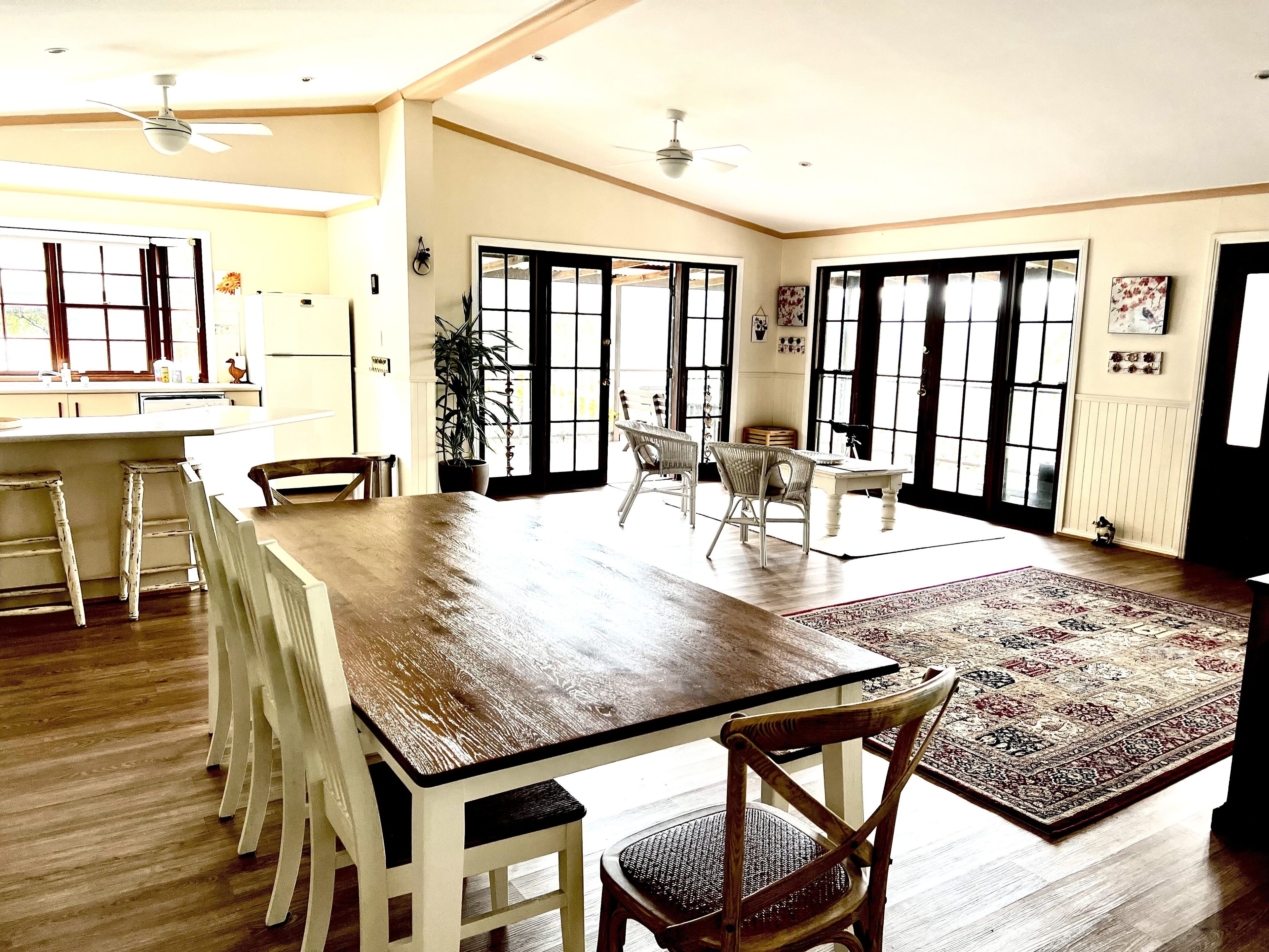 Family House, 4 Bedrooms | Living area | 35-inch flat-screen TV with digital channels, TV, DVD player