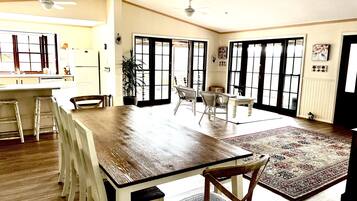 Family House, 4 Bedrooms | Living area | 35-inch flat-screen TV with digital channels, TV, DVD player