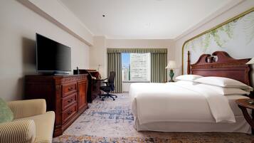 Ropa de cama de alta calidad y minibar