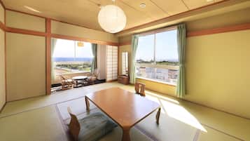 Habitación tradicional, para no fumadores, vista al océano (Japanese Style, 17 sqm) | Wifi gratis y ropa de cama