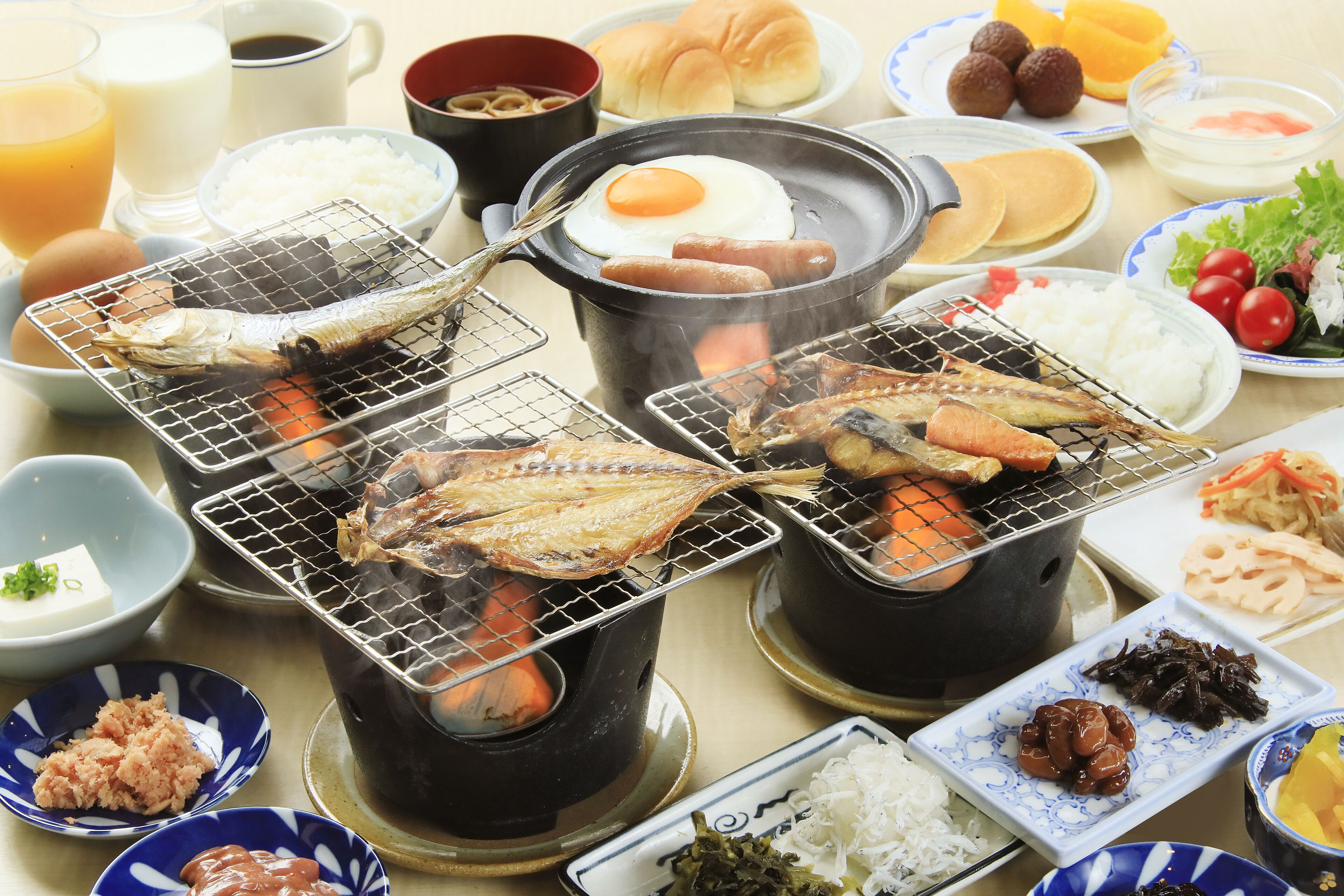 Desayuno buffet (JPY 1650 por persona) 