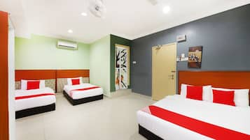 Family Suite, 2 Katil Kelamin (Double) | Seterika/papan seterika, Wi-fi percuma, cadar katil 