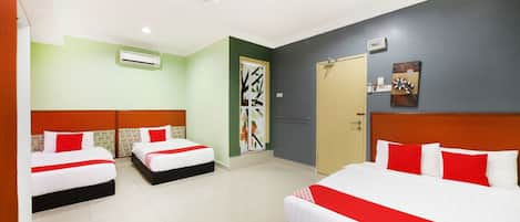 Family Suite, 2 Katil Kelamin (Double) | Seterika/papan seterika, Wi-fi percuma, cadar katil 