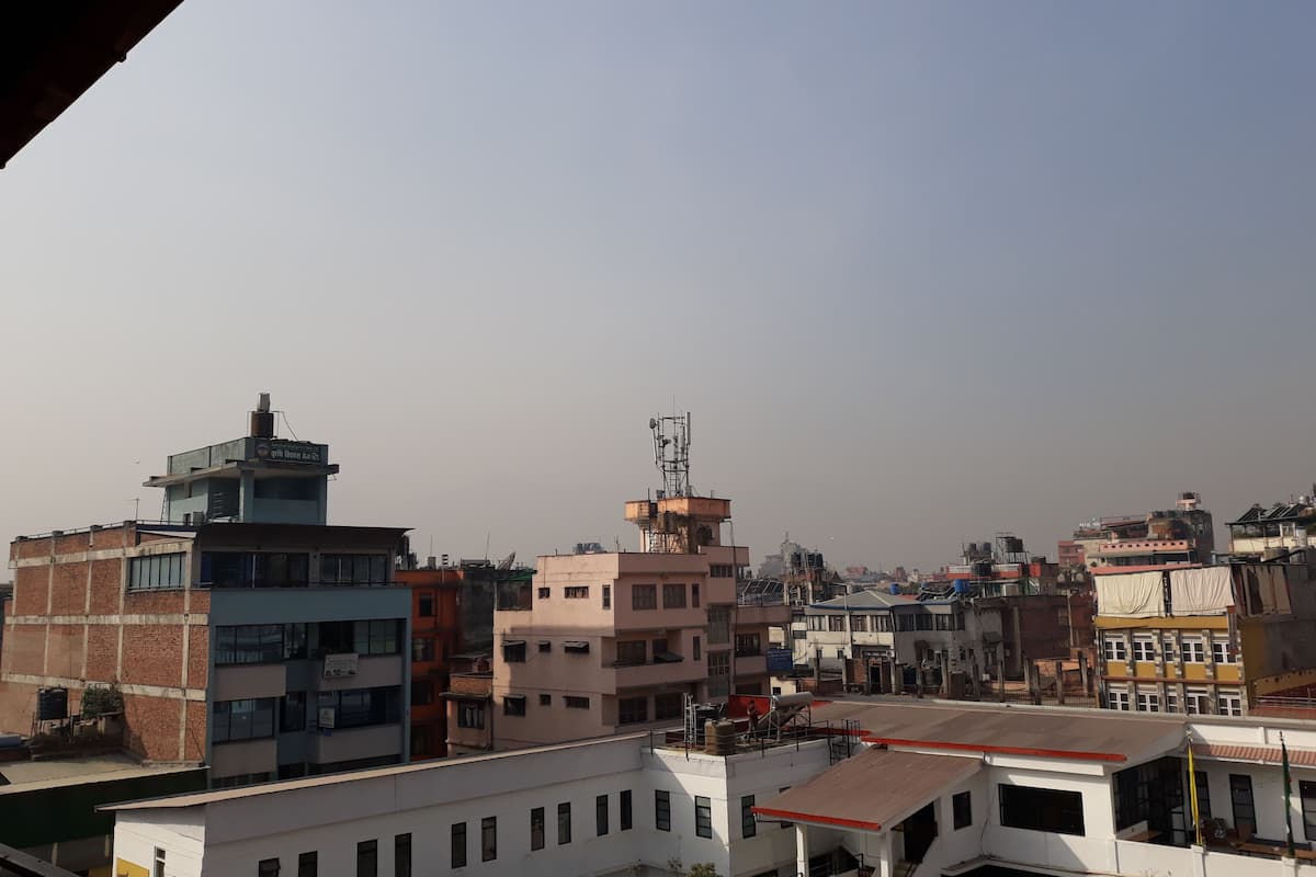 deluxe double or twin room, 1 double or 2 single beds, city view | view from property