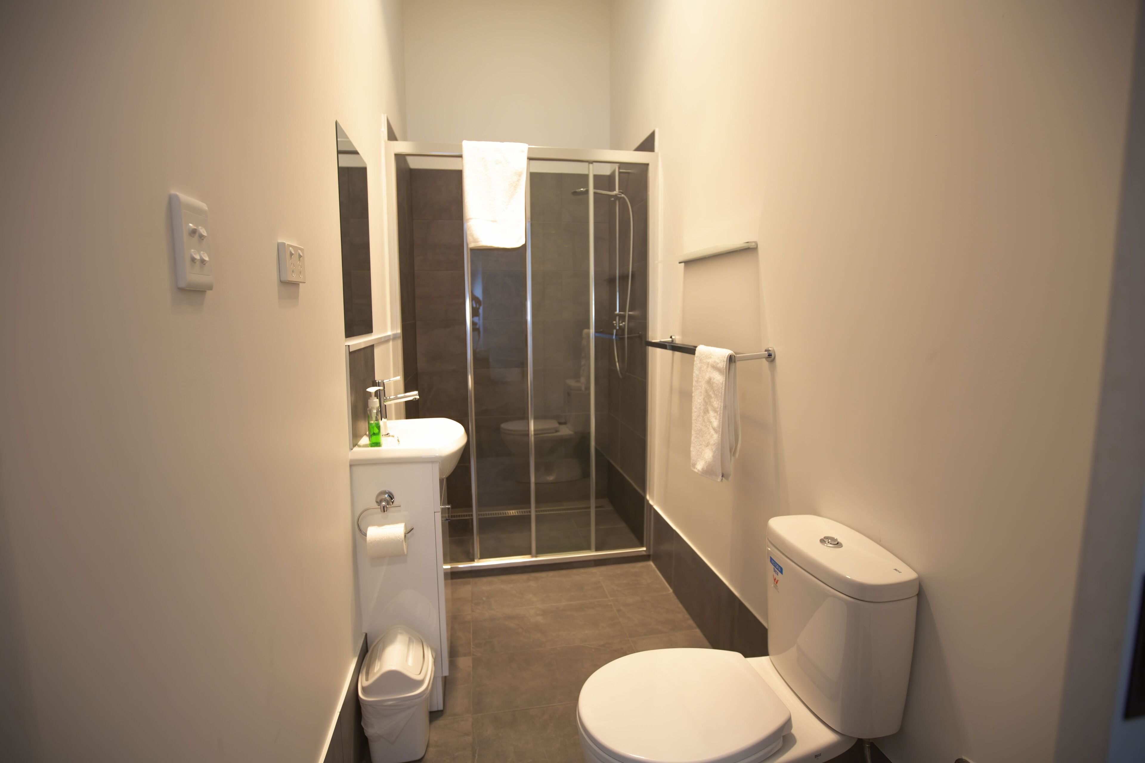 deluxe king room | bathroom | towels