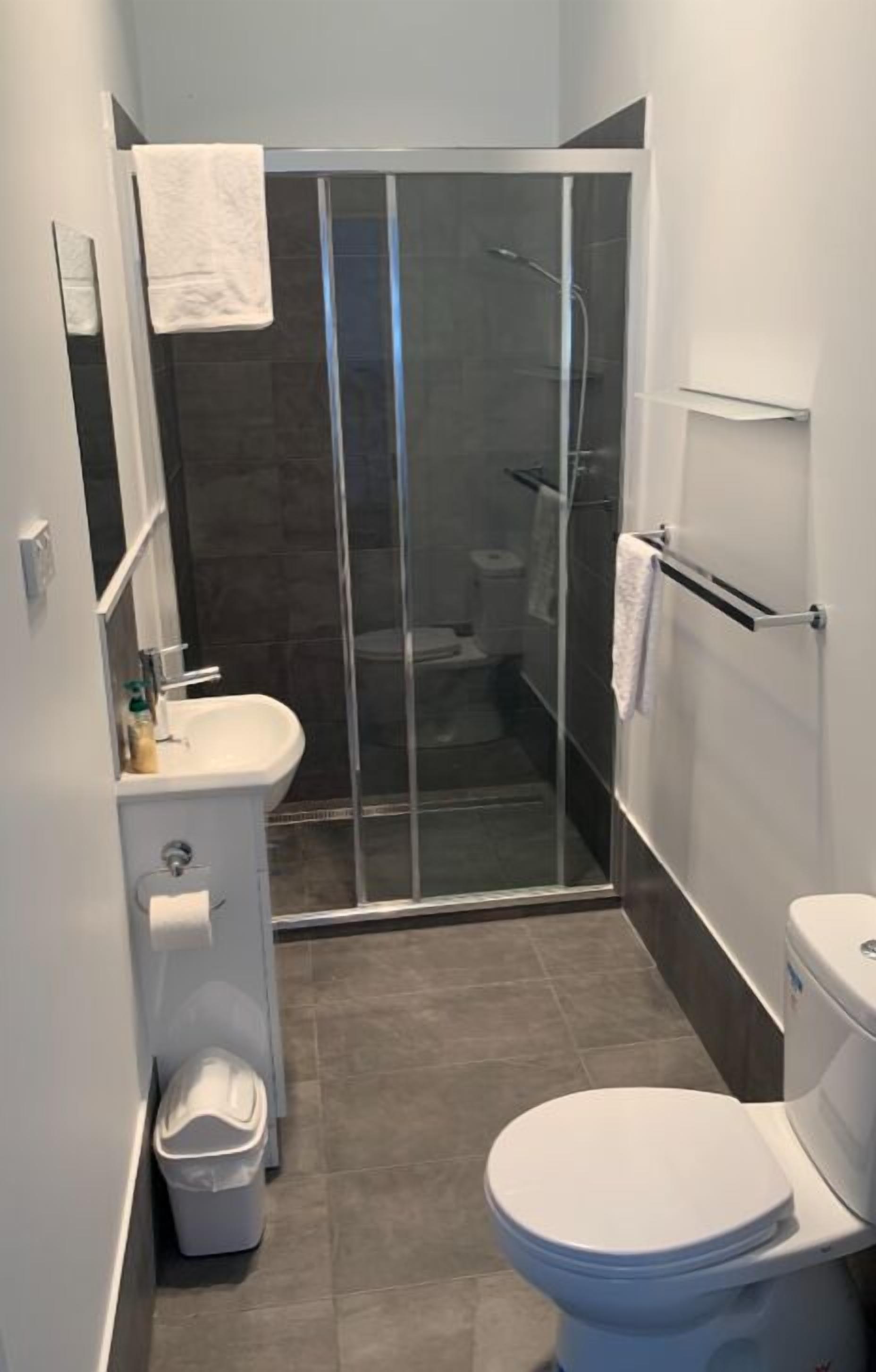 king room with private bathroom | bathroom | towels