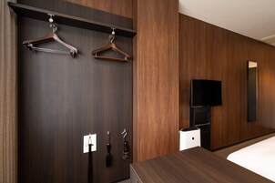 In-room safe, desk, laptop workspace, blackout drapes