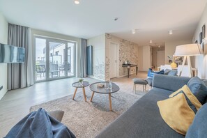 Suite, Sea View (Perle, also for family) | Hypo-allergenic bedding, in-room safe, soundproofing, free WiFi - Küstenperle Strandhotel & Spa (Büsum)