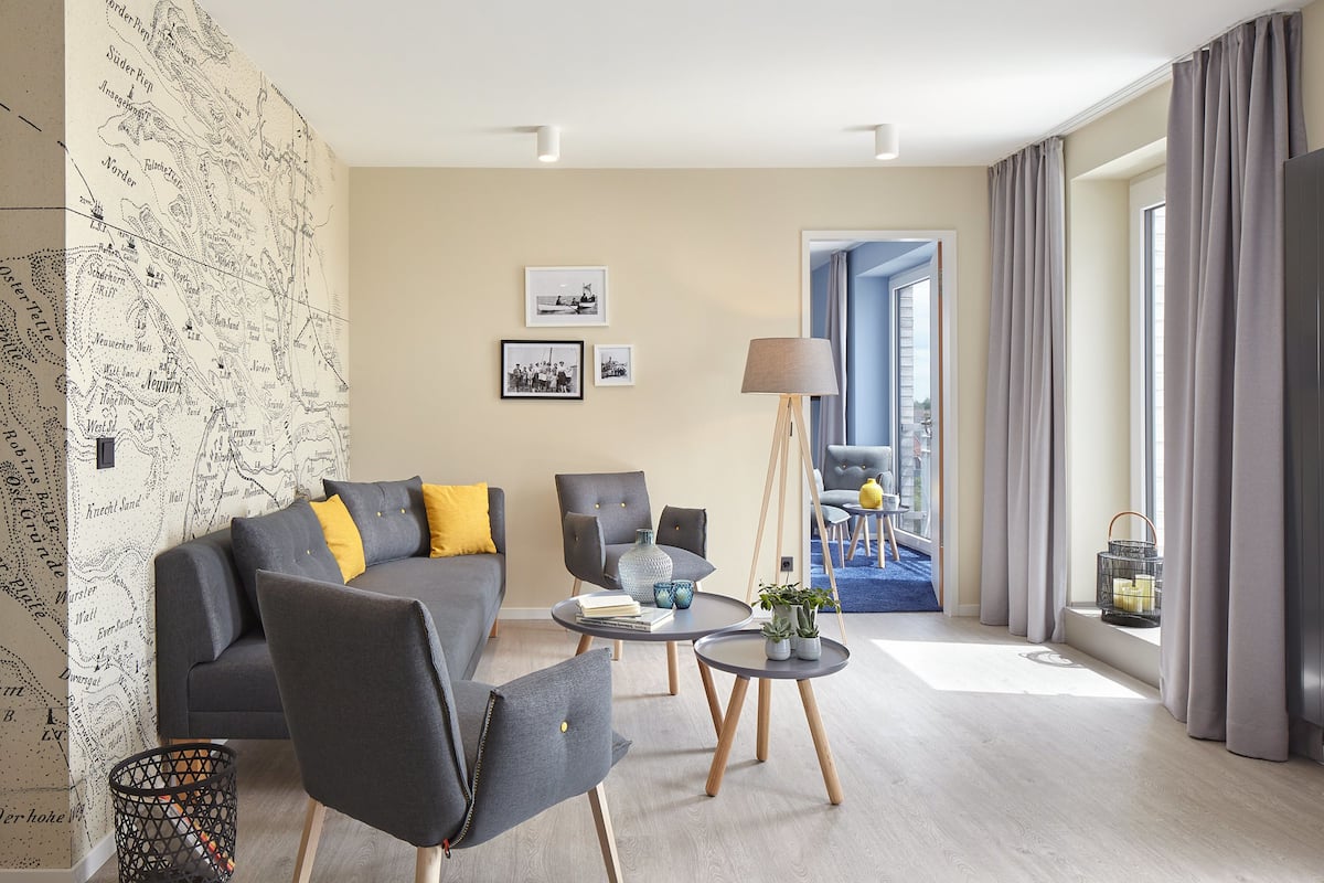 Suite (Perle - no sea view - also for family) | 1 bedroom, hypo-allergenic bedding, in-room safe, soundproofing