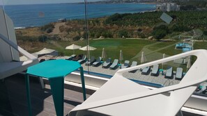 Vue sur la plage/l’océan