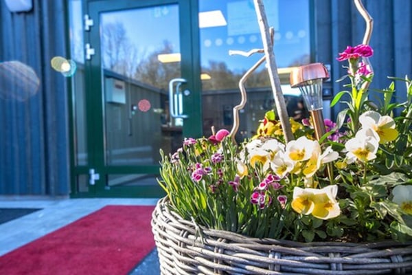 Interior entrance