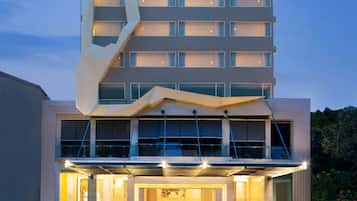 Front of property - evening/night