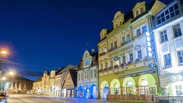 Front of property – evening/night