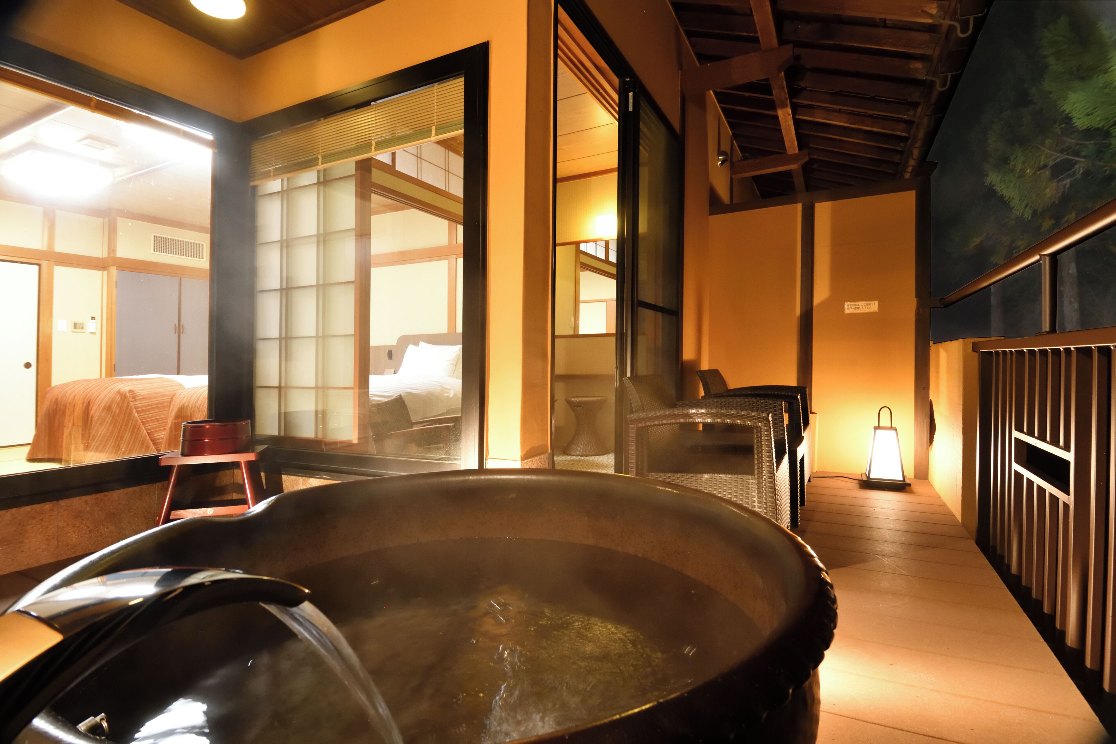 Phòng 2 giường đơn kiểu Nhật, không hút thuốc (Sora, Open-Air Bath, Nagiwagyu Kaise) | Minibar, két bảo mật tại phòng, phòng cách âm 
