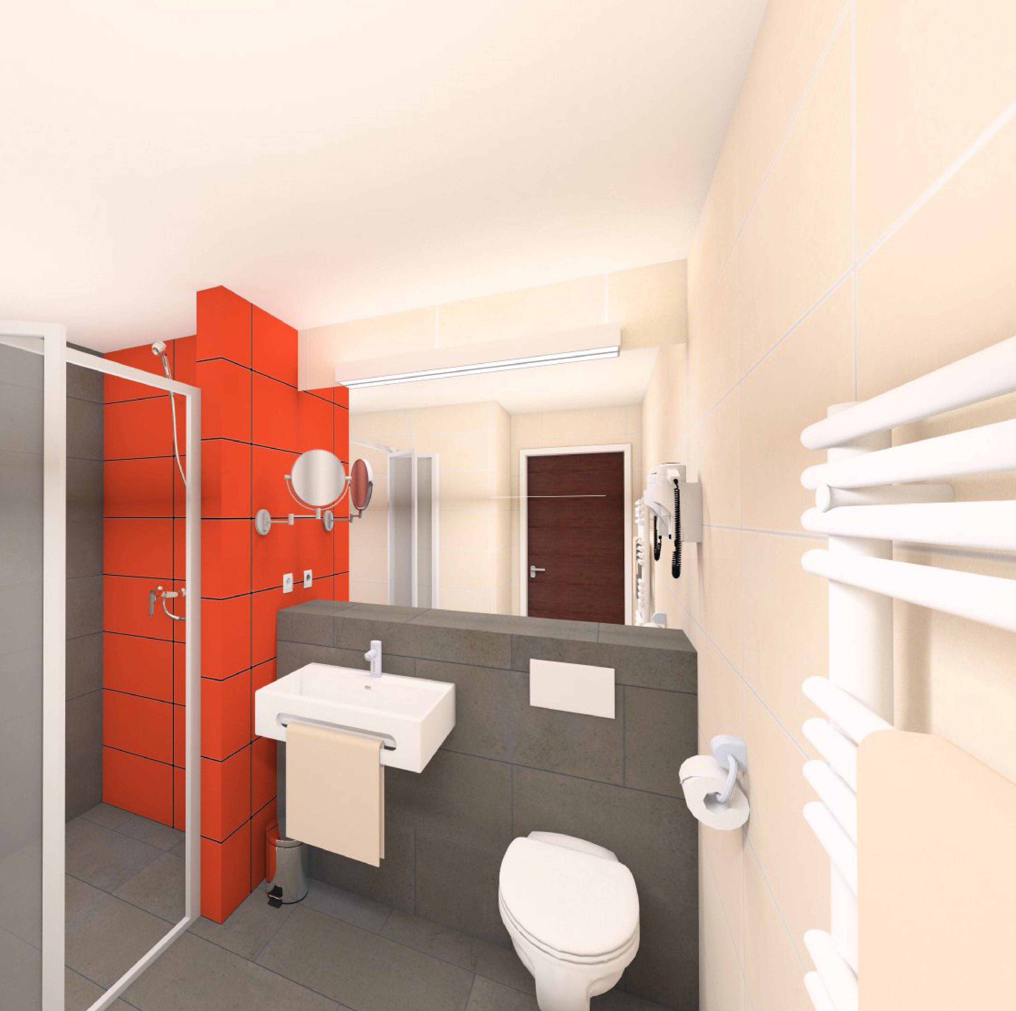 apartment (2 people) | bathroom | shower, free toiletries, hair dryer, towels