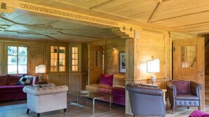 Chalet, 5 Bedrooms, Terrace, Mountain View | Living room - Gstaad - Great Luxurious Farmhouse (Saanen)