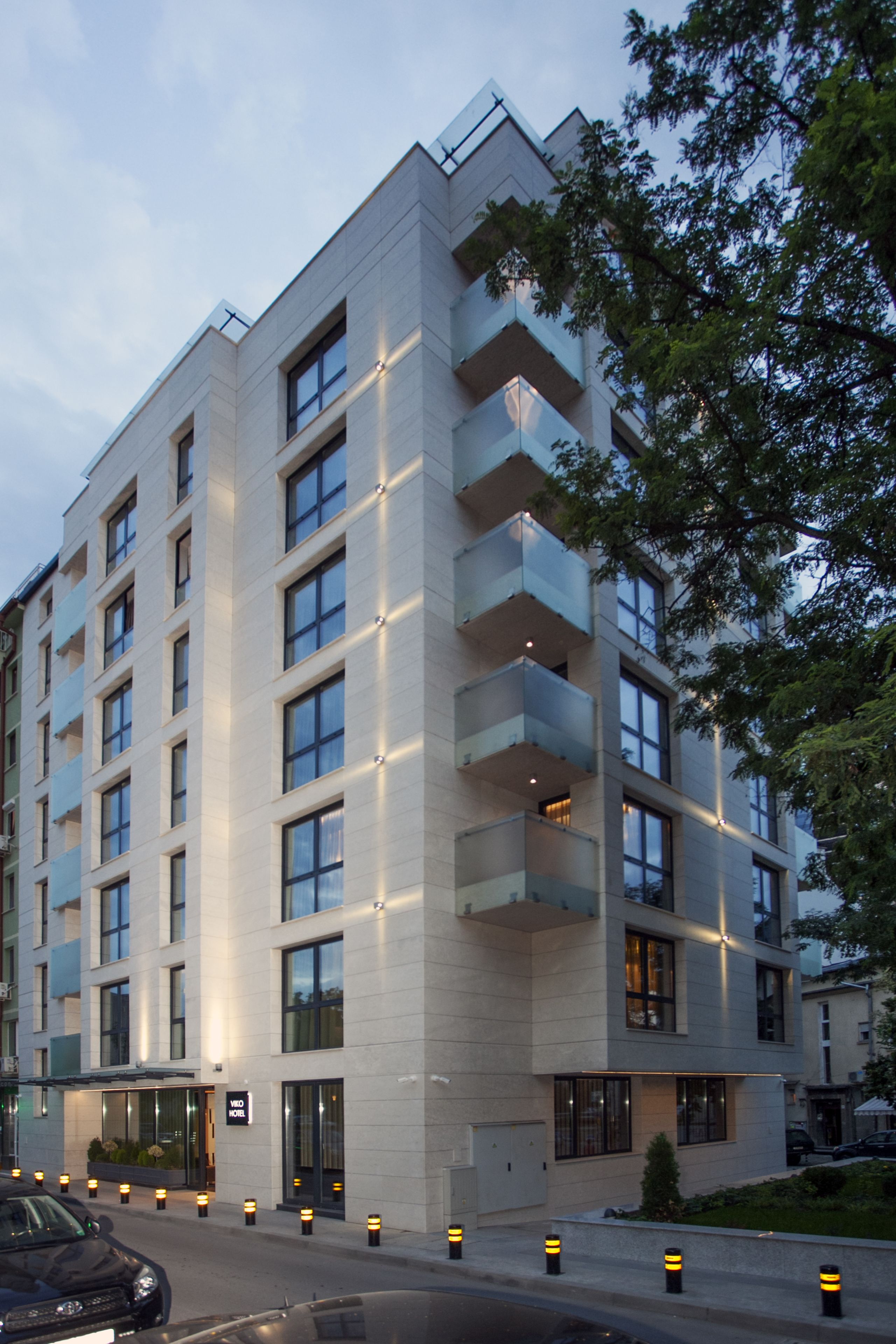 front of property – evening/night