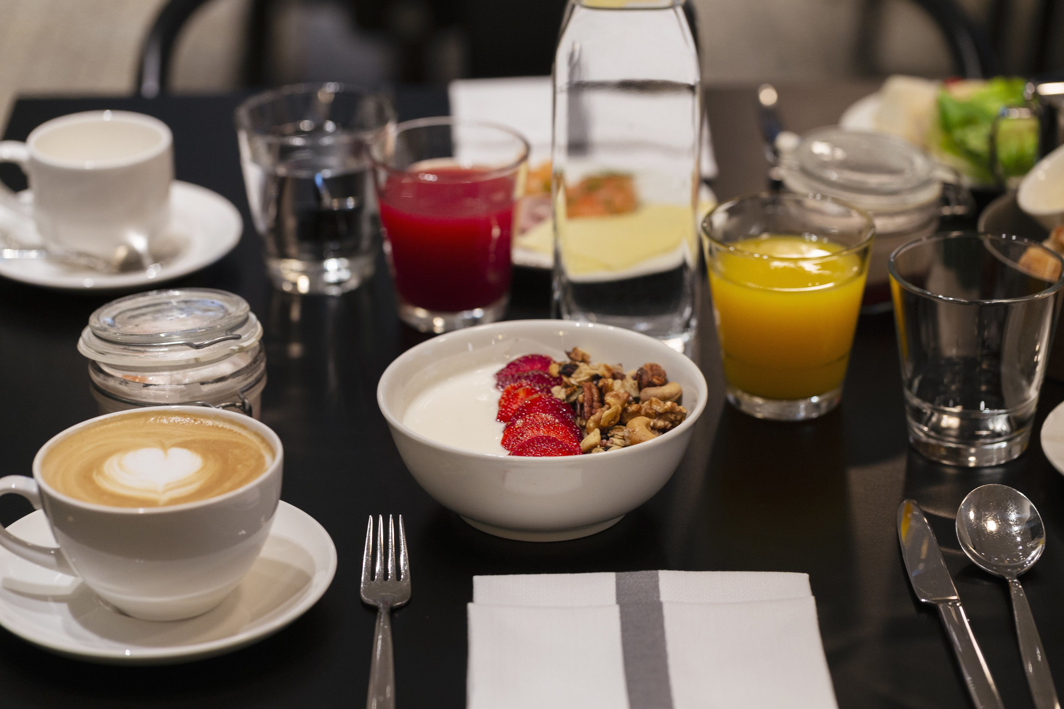 Daily buffet breakfast (EUR 34 per person)