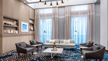 Sitteområde i lobbyen