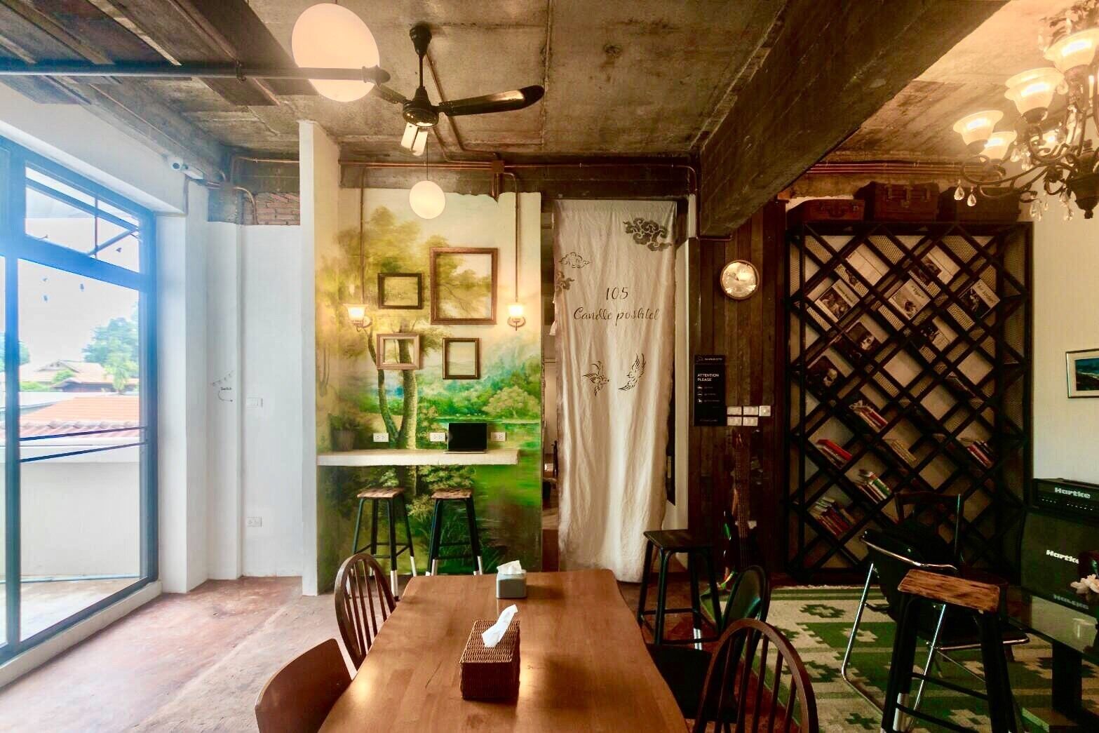 shared dormitory, women only | living area | tv