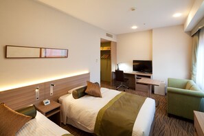 Desk, blackout drapes, free WiFi - Ueda Tokyu Rei Hotel (Ueda)