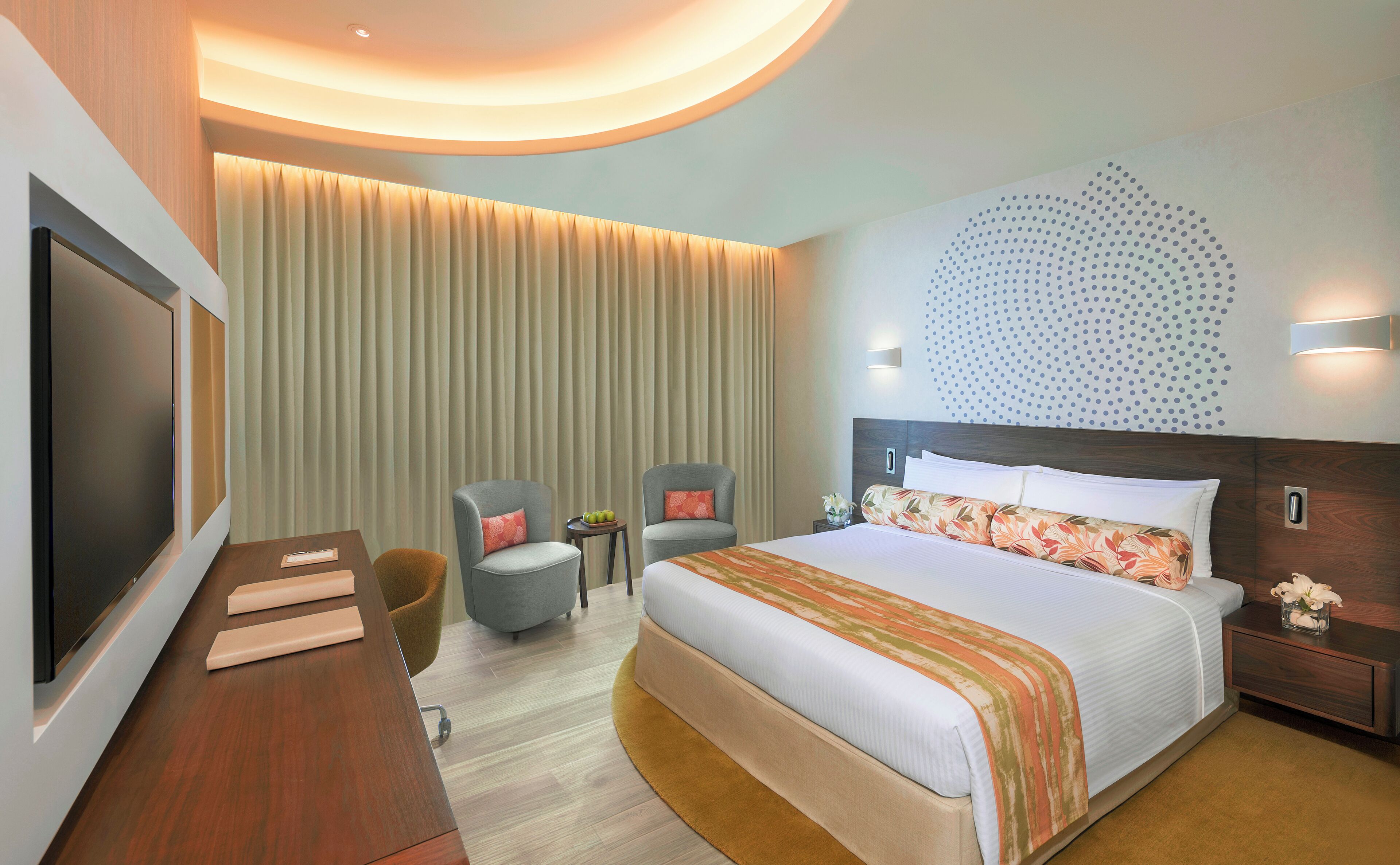 Deluxe Room with Balcony | Bettwäsche aus ägyptischer Baumwolle, hochwertige Bettwaren