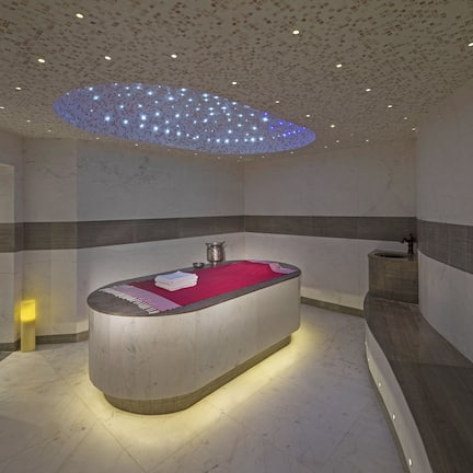 Sauna, hot tub, steam room, Turkish bath, body treatments