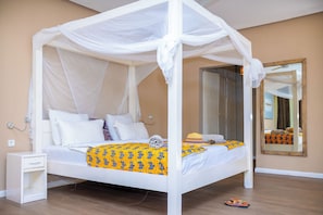 Camera Premium, piscina privata, vista oceano | 1 camera, biancheria da letto di alta qualità, una cassaforte in camera
