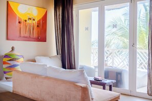Camera Premium, vista oceano | 1 camera, biancheria da letto di alta qualità, una cassaforte in camera