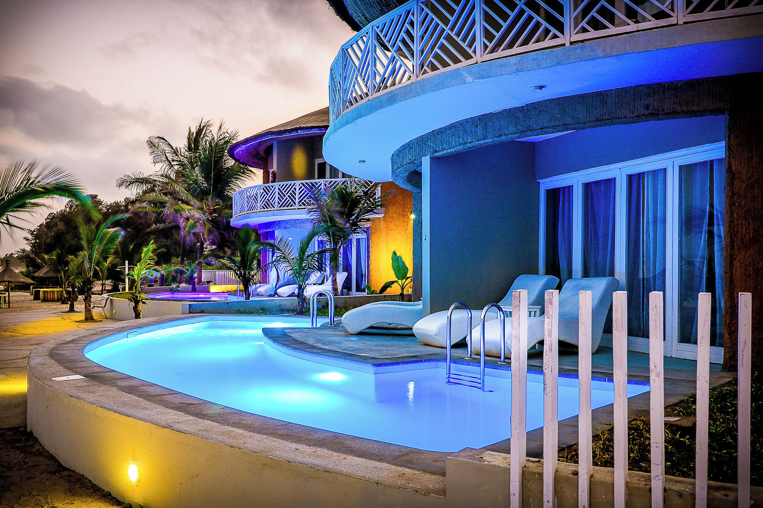 front of property – evening/night