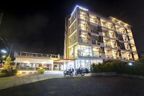 Front of property – evening/night